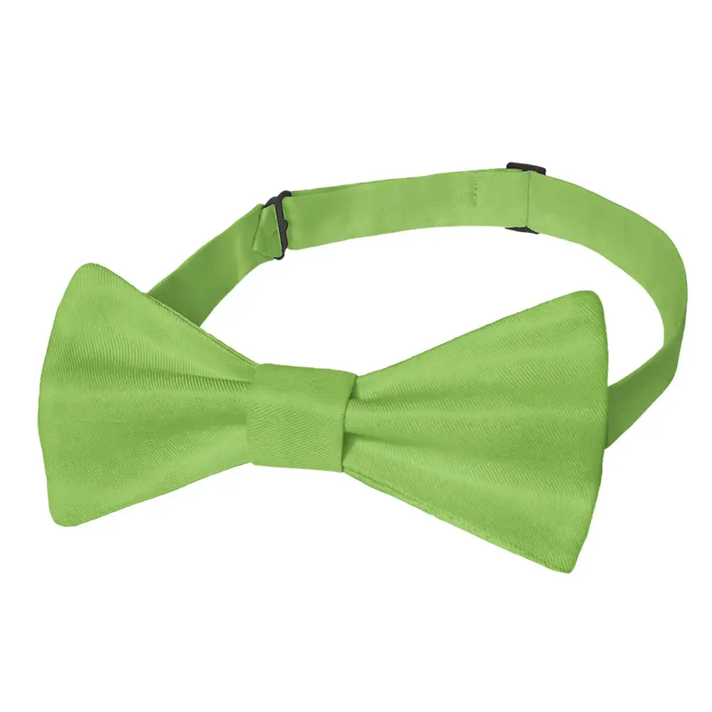 Refined Solid Pattern Bow Tie