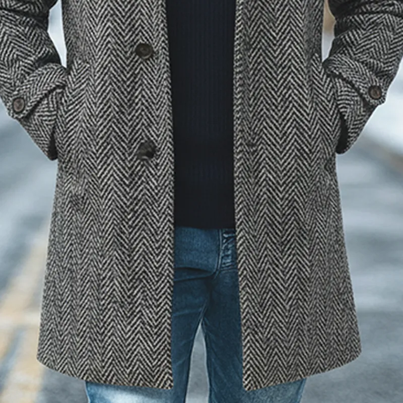 Cargo Pocket Lapel Coat