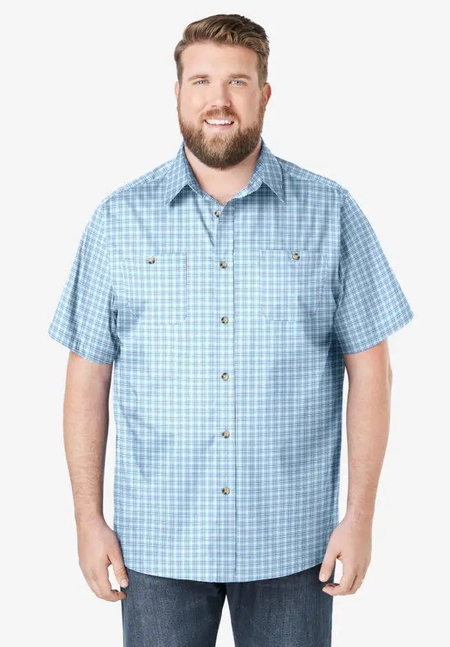 Check Short-Sleeve Sport Shirt
