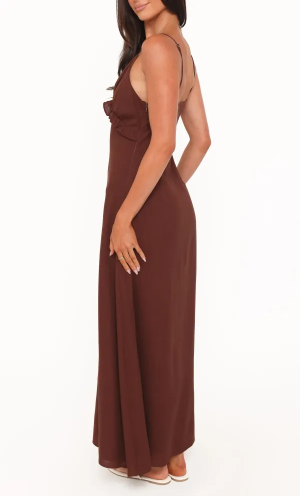 Sleeveless V-Neck Midi Dress