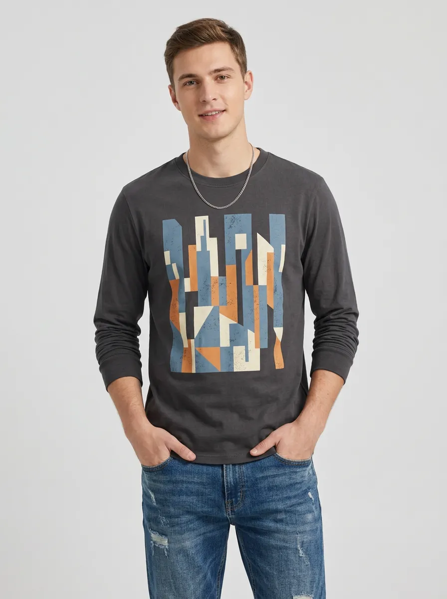 Men's Long Sleeve Polished Daily Style Shirt