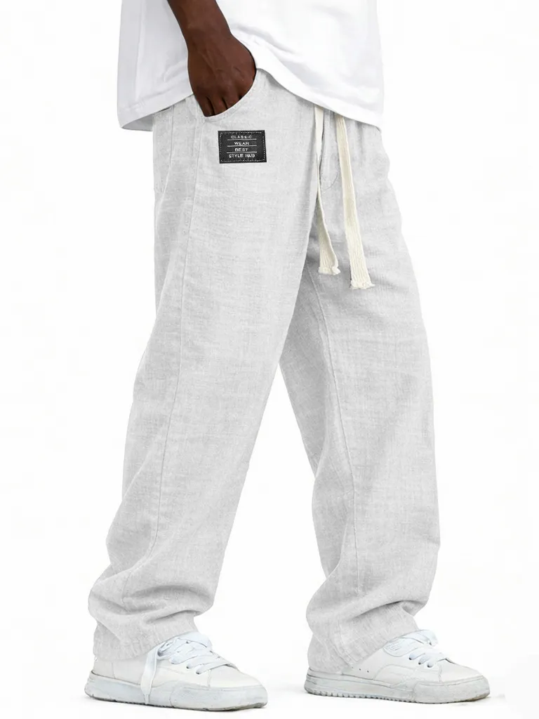Soft Touch Linen Blend Pull On Pants