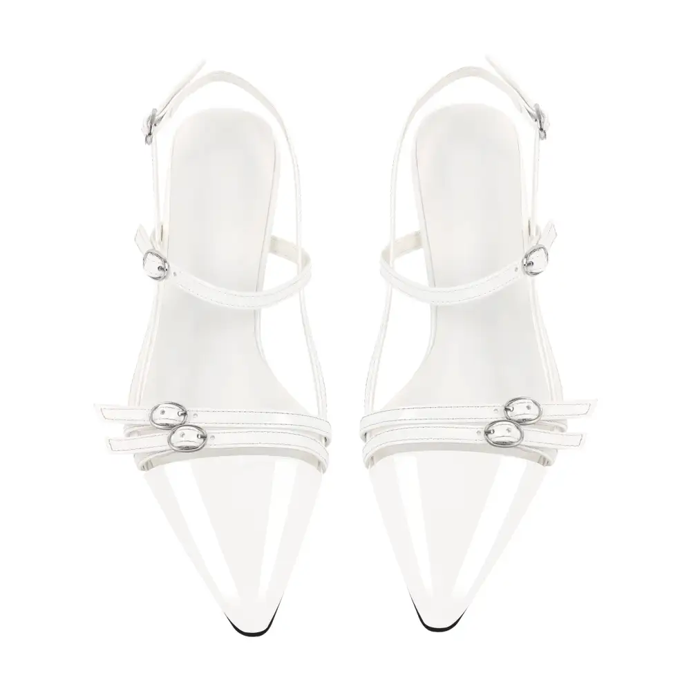 Sleek Pointed Toe Stiletto Slingback Pumps