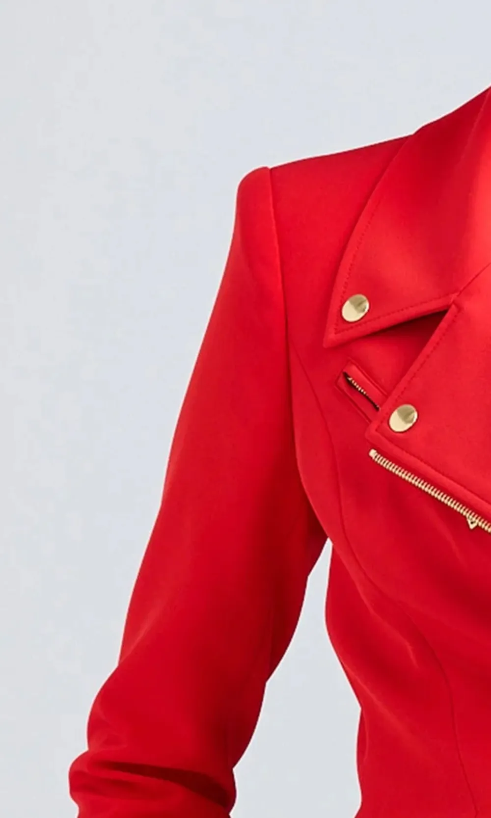 Crepe Moto Jacket
