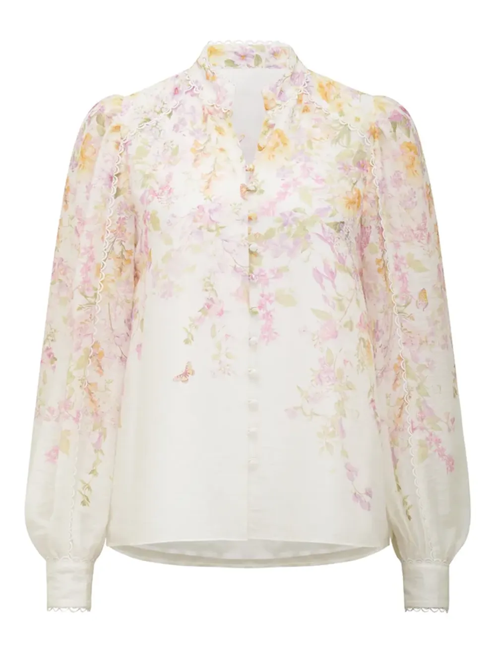 Trim Detail Blouse
