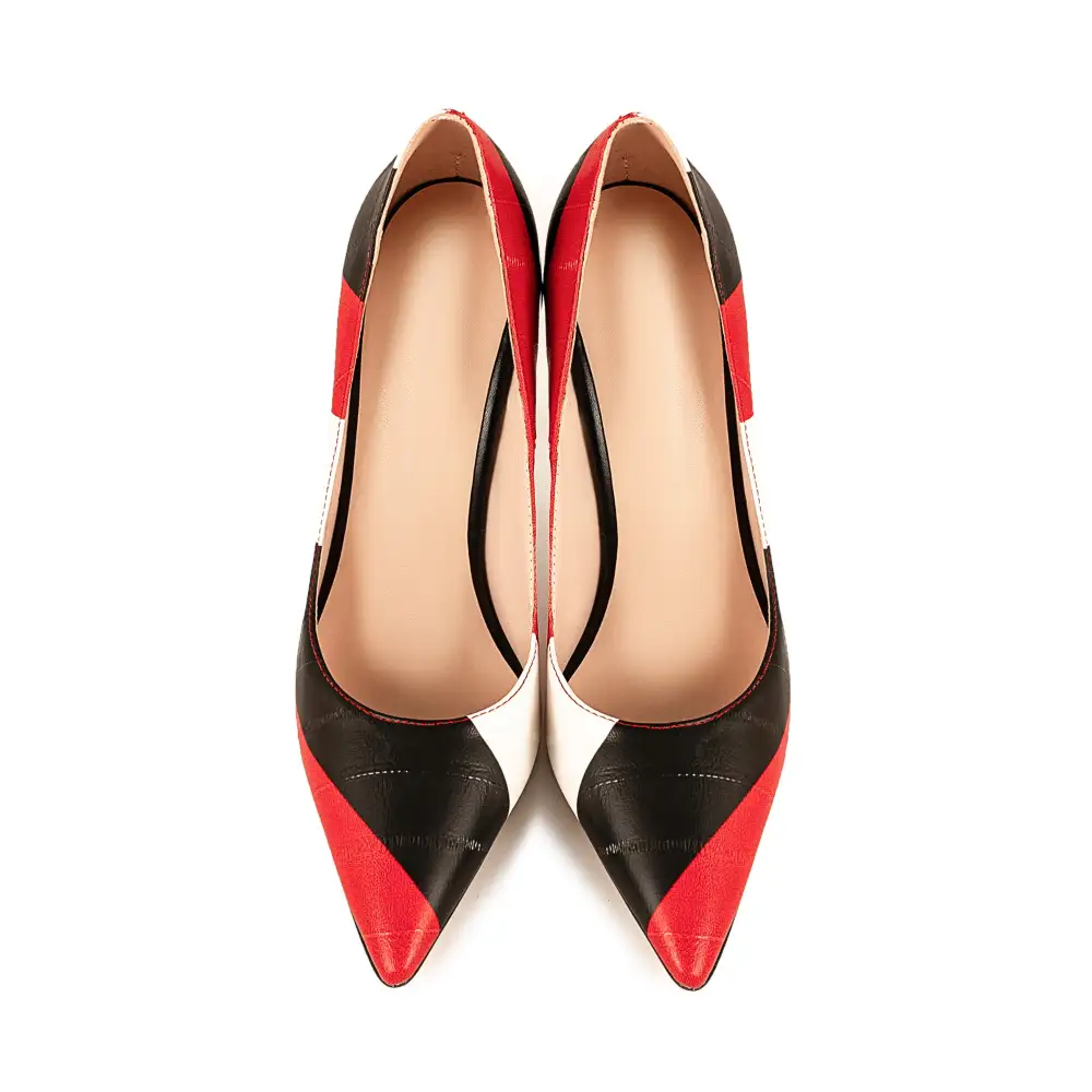 Classic Pointed Toe Stiletto Slip On Pumps