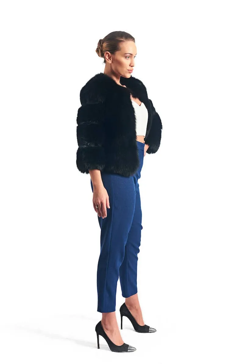 Black Fox Fur Coat Women’s