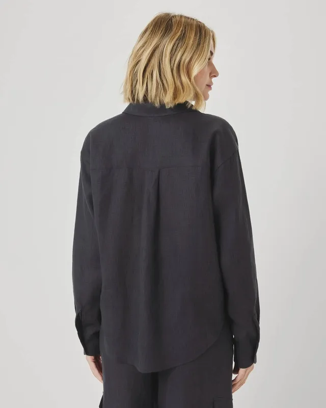 Linen Button Down Top