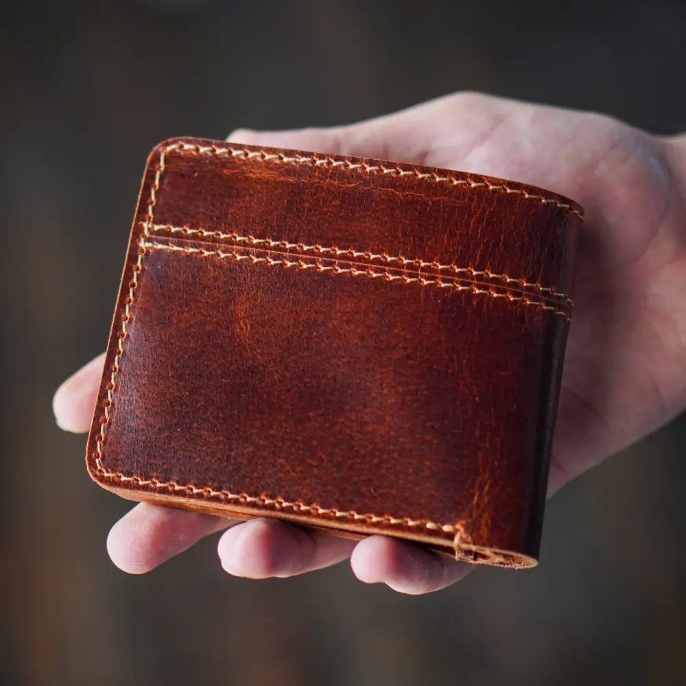 Compact Leather Wallet