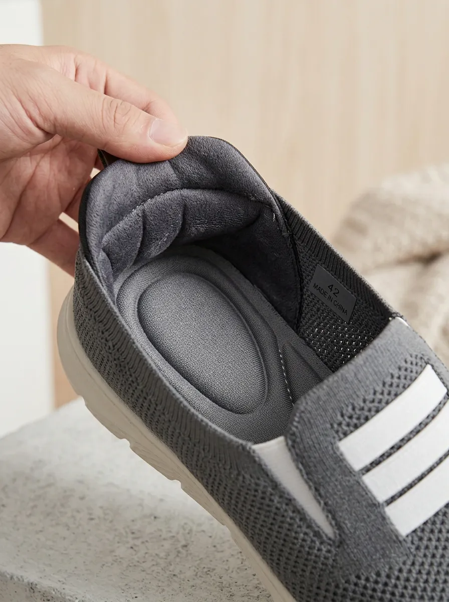 Outdoor-Inspired Knit Elastic Sport Look Men's Stretch Canvas Shoes