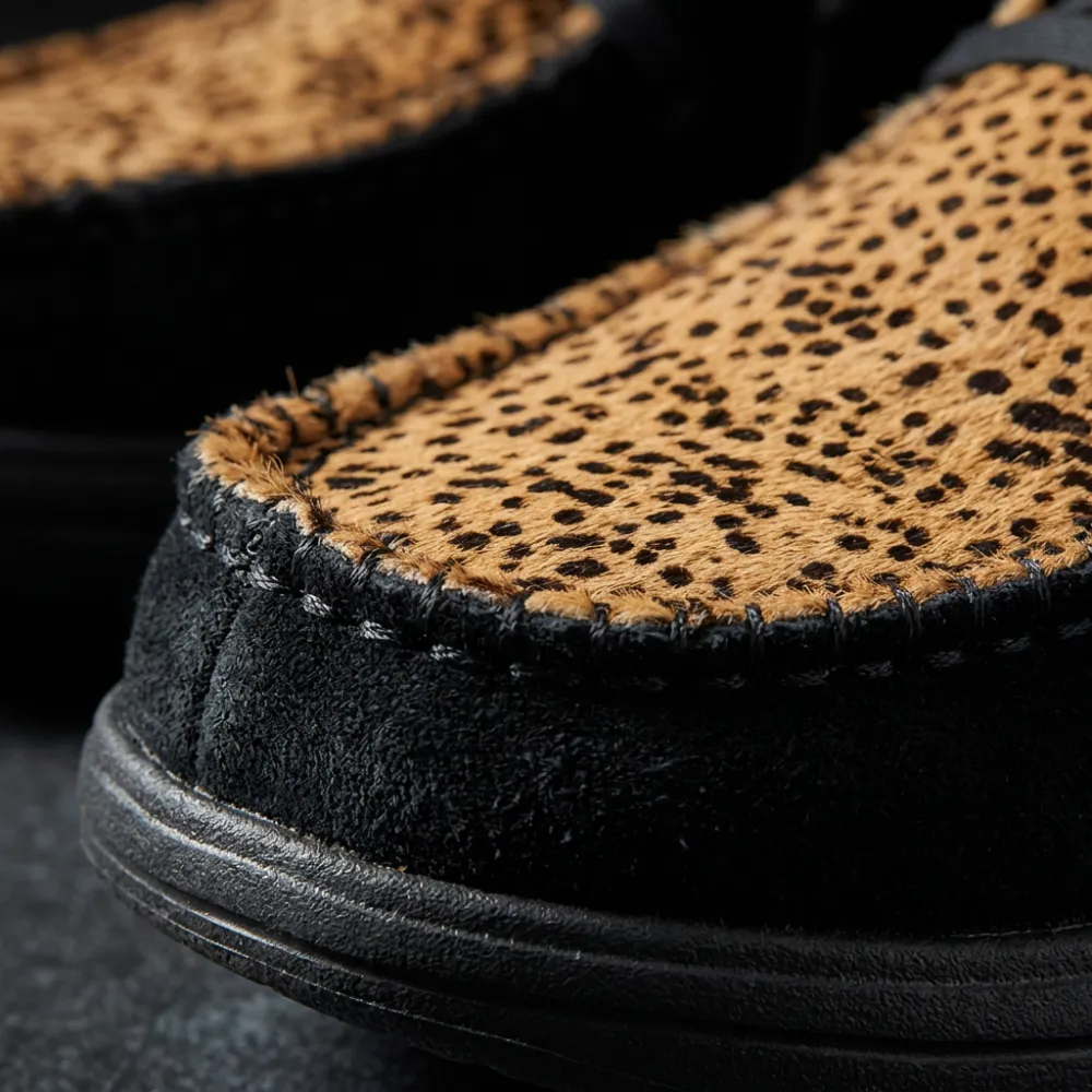 Luxe Comfort Animal Print Slip On Shoes For Women