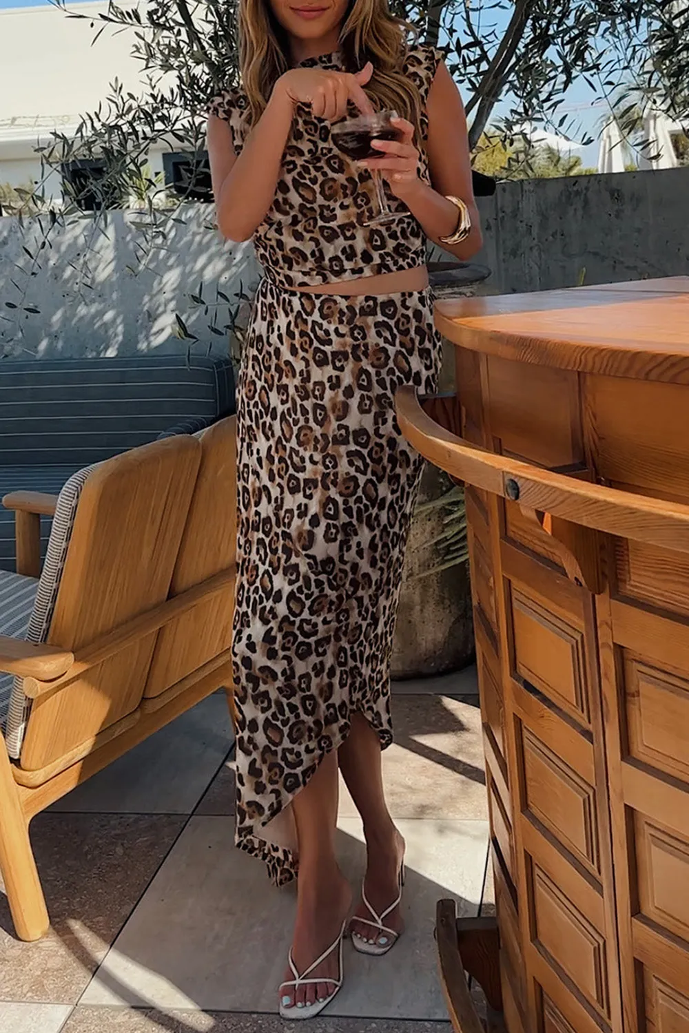Leopard Maxi Skirt