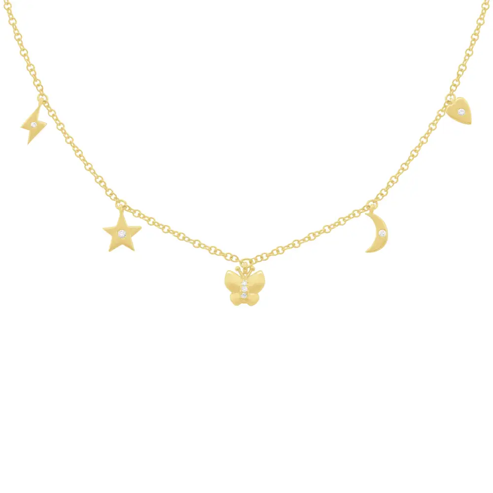Minimal Classic Classic Diamond Necklace