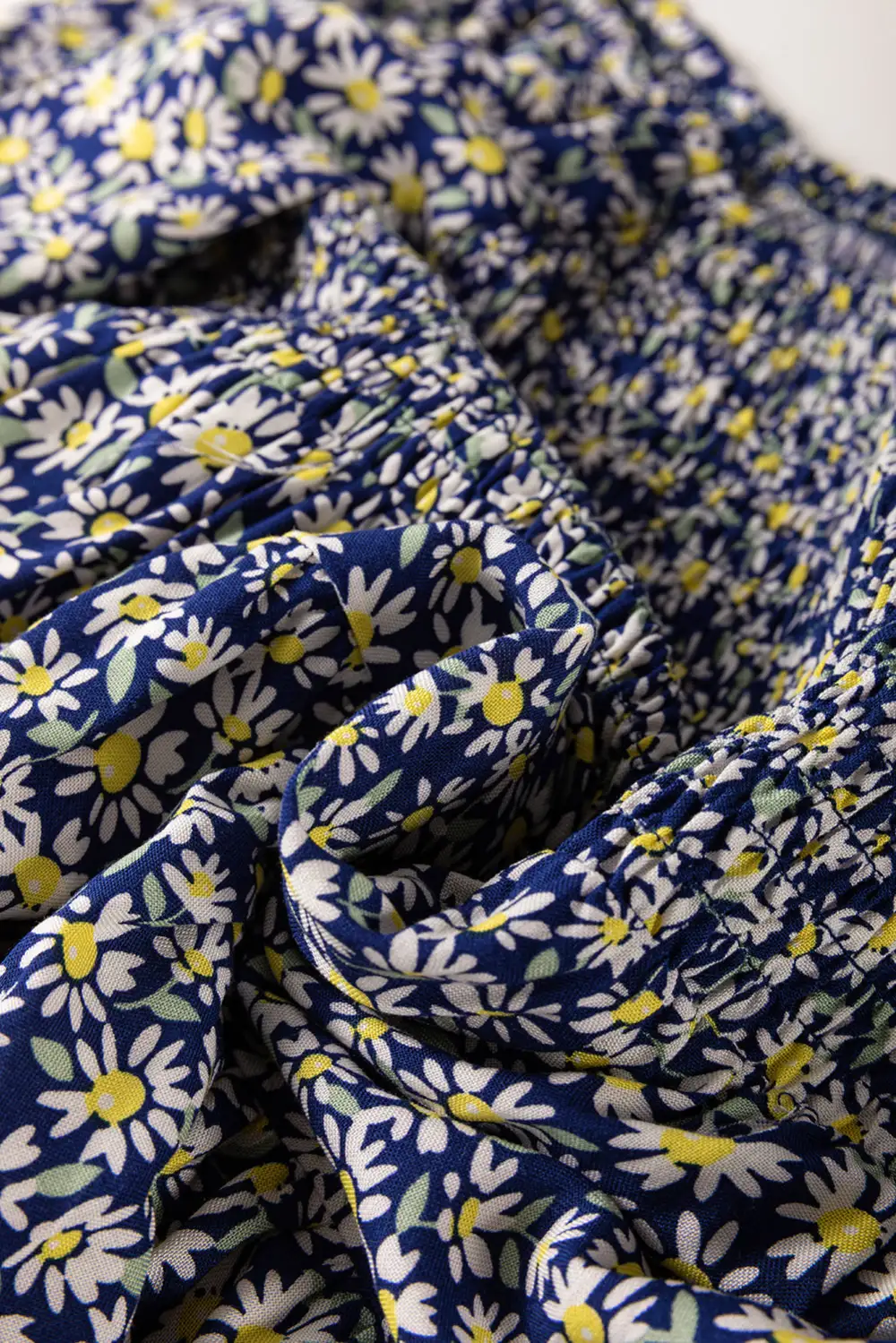 Floral Smocked Relaxed Fit Blouse