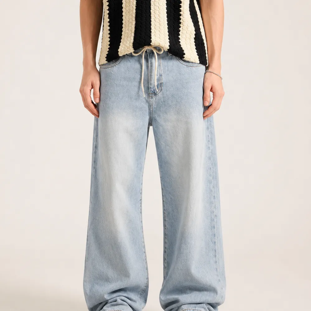 Washed Fade Denim Jeans