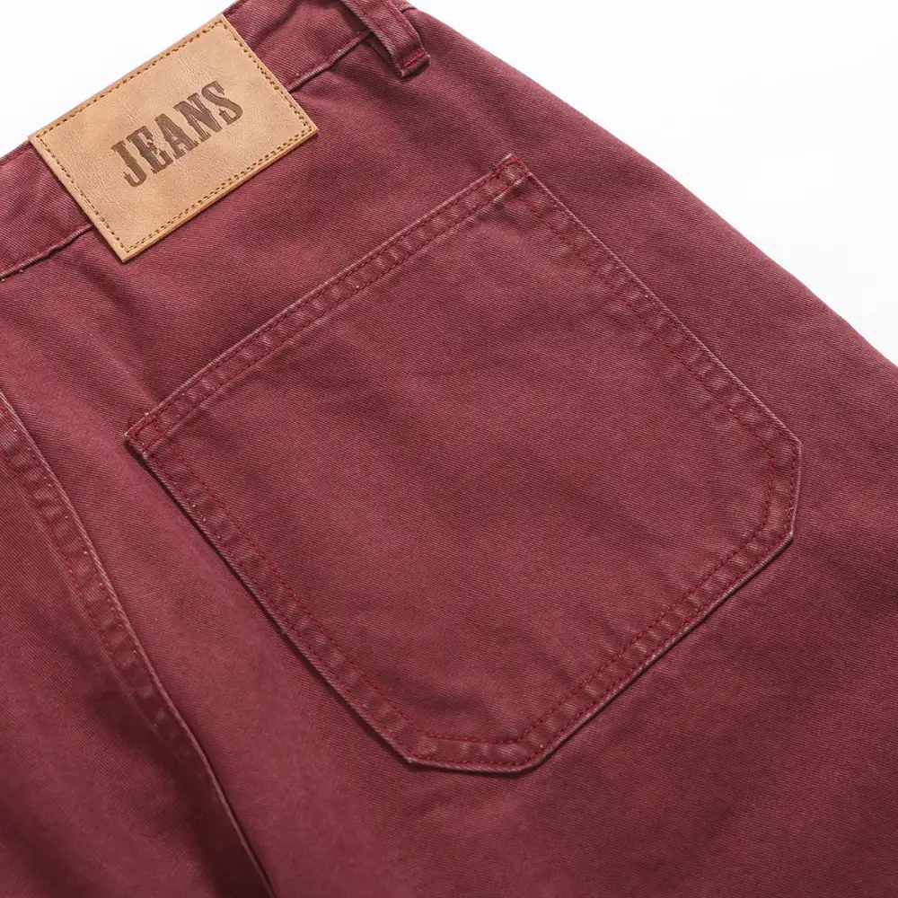 Men's Straight Leg Cargo Denim Jeans