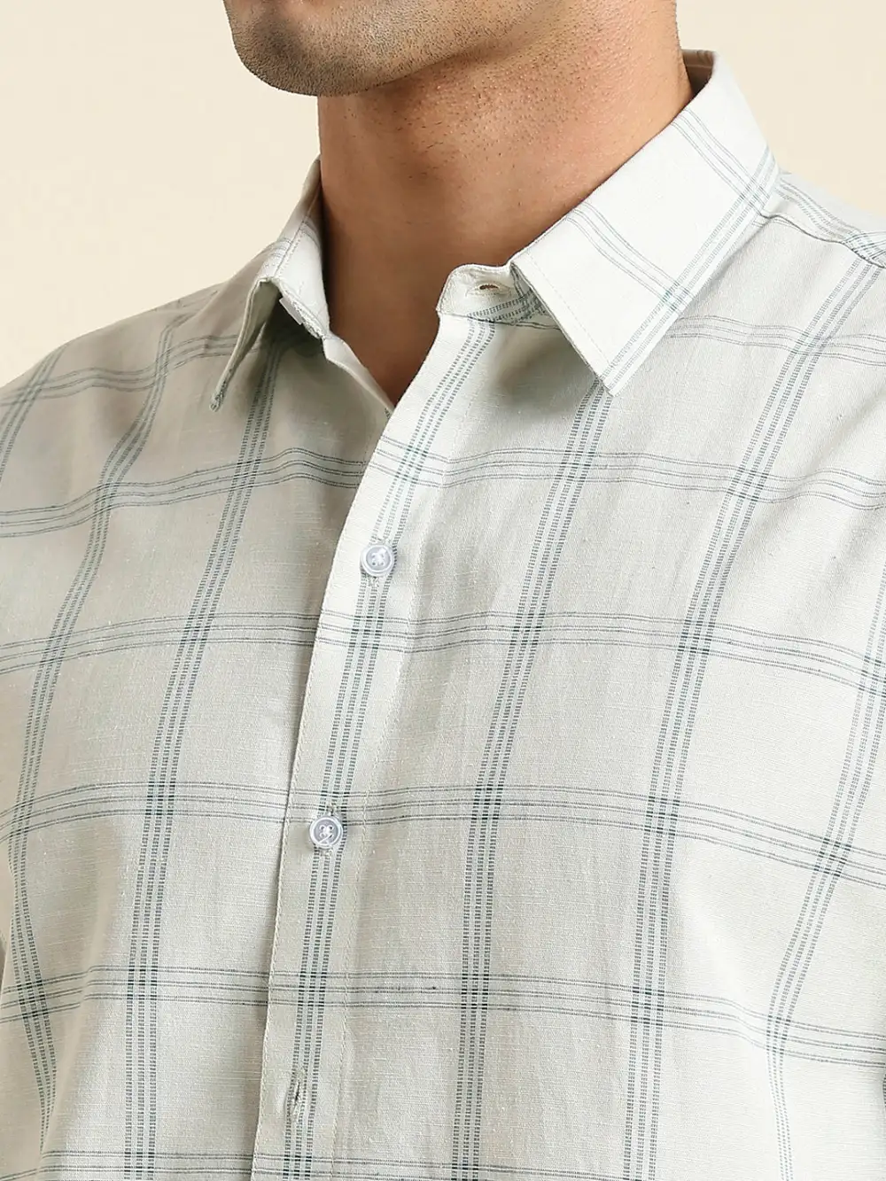 Everyday Checked Plaid Slim Fit Men's Formal Shirt