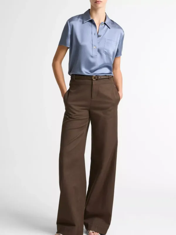 Elegant Short Sleeve Blouse