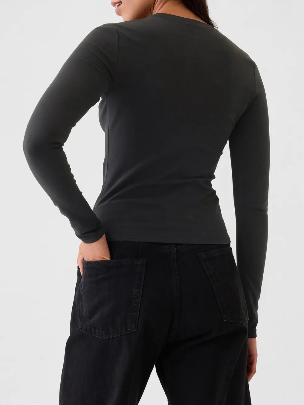 Long Sleeved Elastic Top