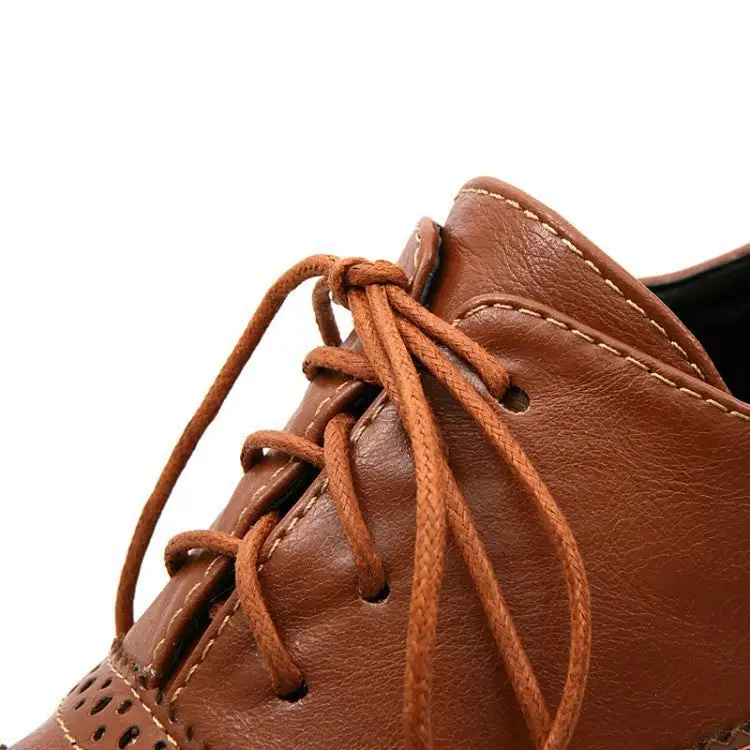 Lace Up Block Heel Floral Detail Casual High Heels