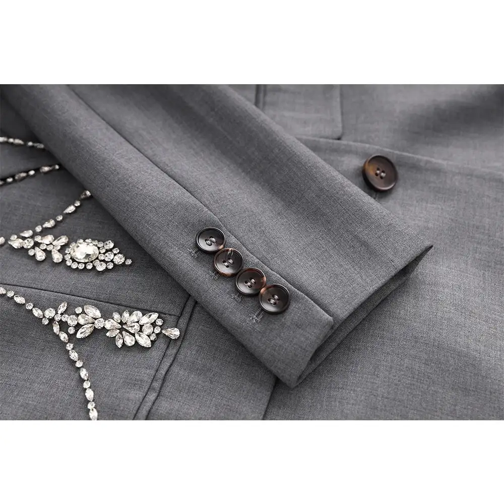Shimmer Beaded Blazer