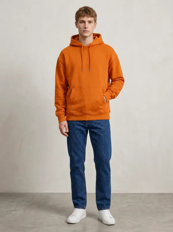 Relaxed Fit Unisex Hooded Sweatshirt