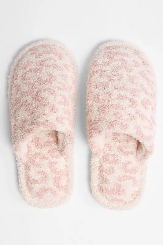 Leopard Print Star Pattern Women's Casual Slippers