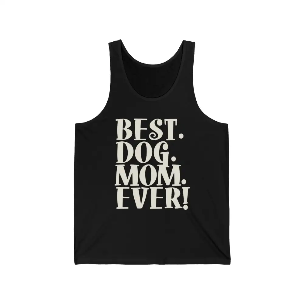 Dog Mom Text Tank Top