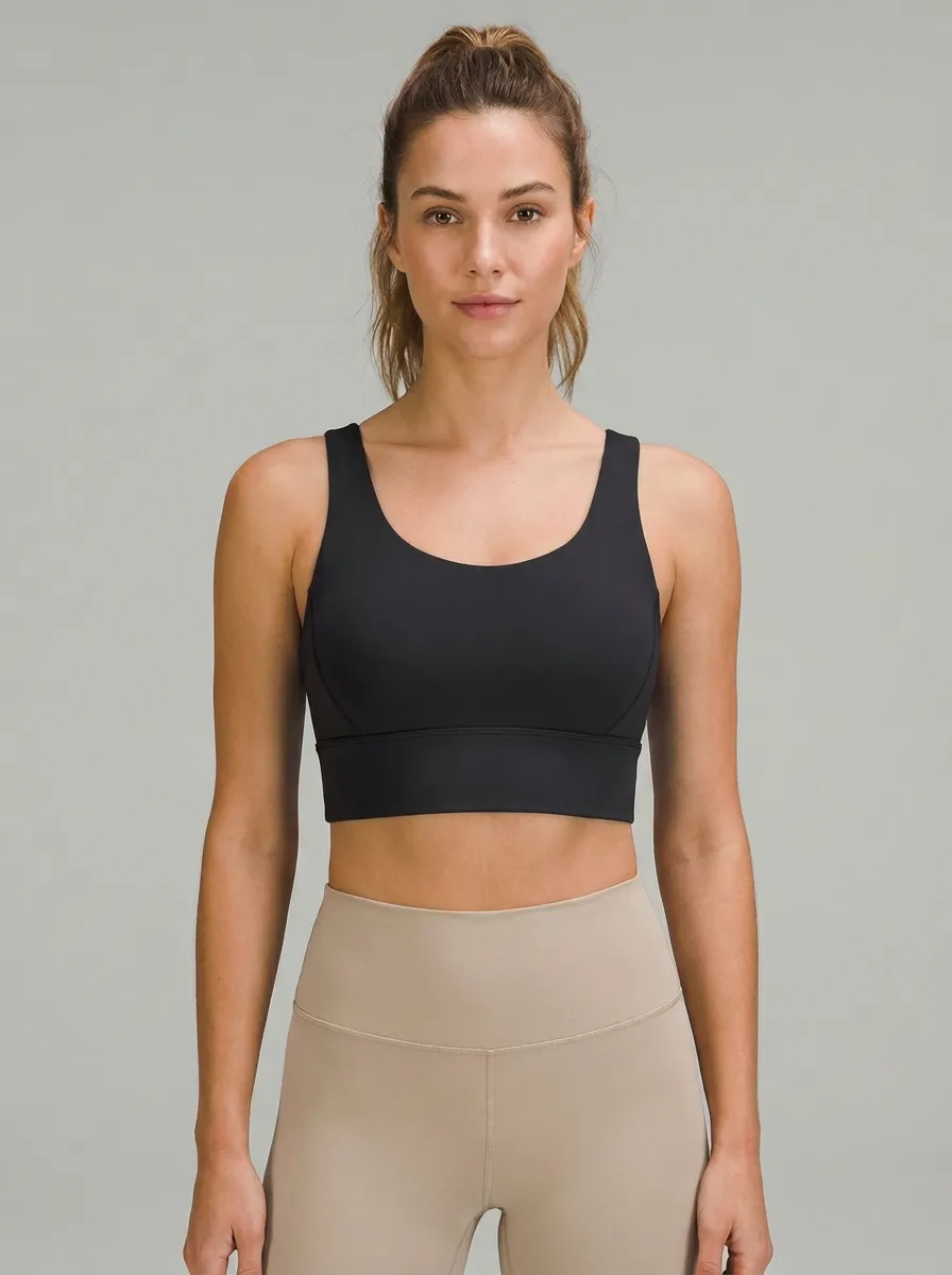 Women's Scoop-Neck Longline Sports Bra