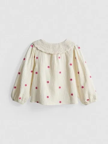 1-9yrs | Crochet Collared Blouse