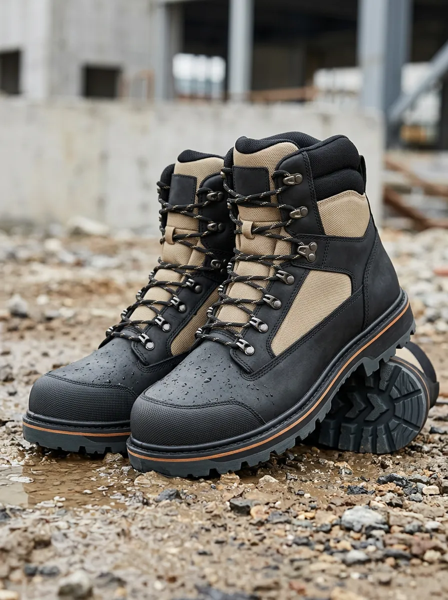 Durable-Look Men's Waterproof Work Boots
