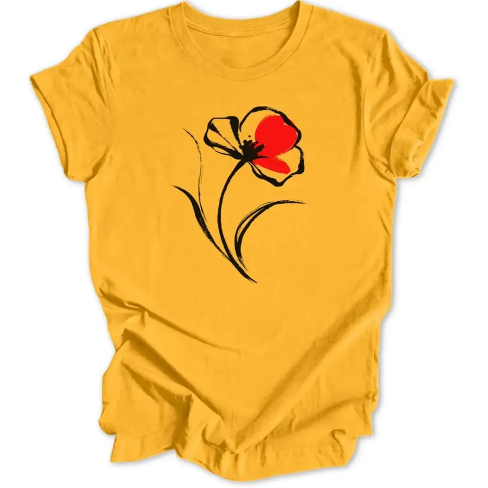 Poppy Art Unisex T-Shirt