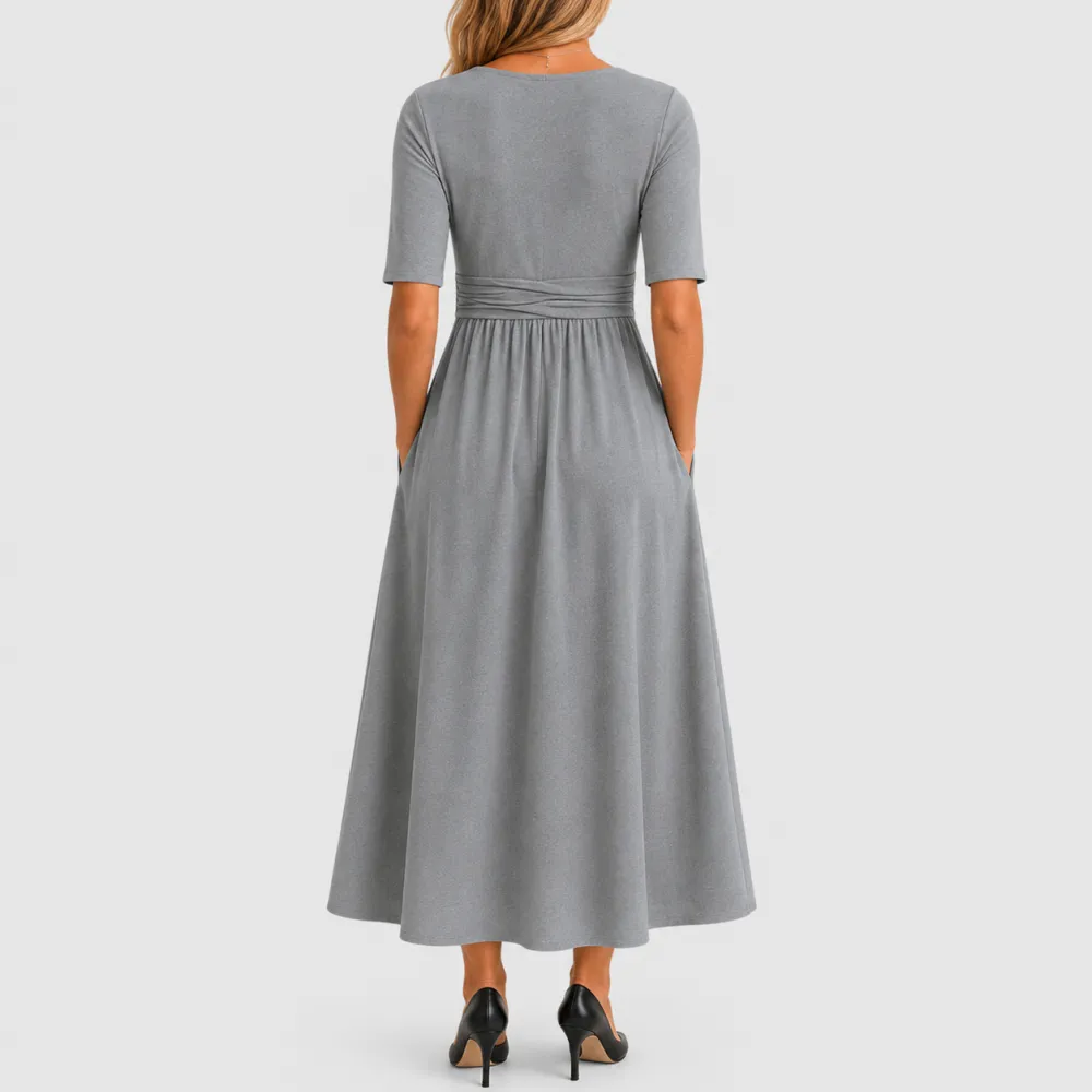 Wrap Crossover Casual Dress