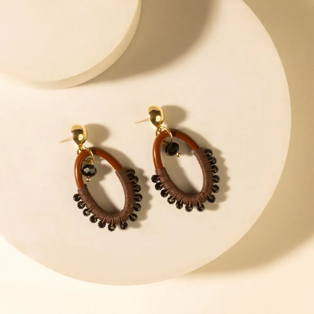 Woven Statement Earrings