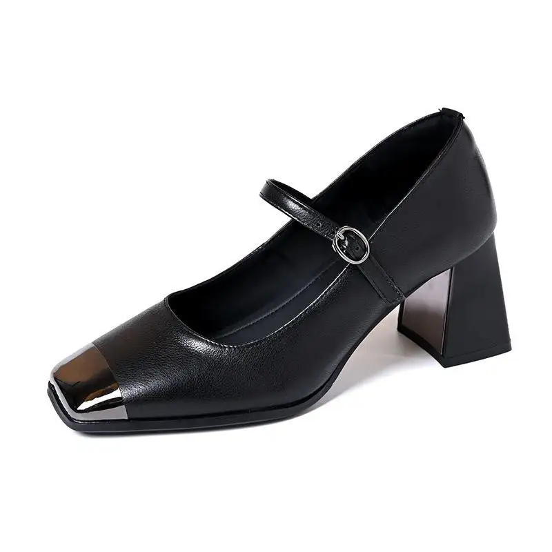 Gentle Fit Strap Low Heel Shoes
