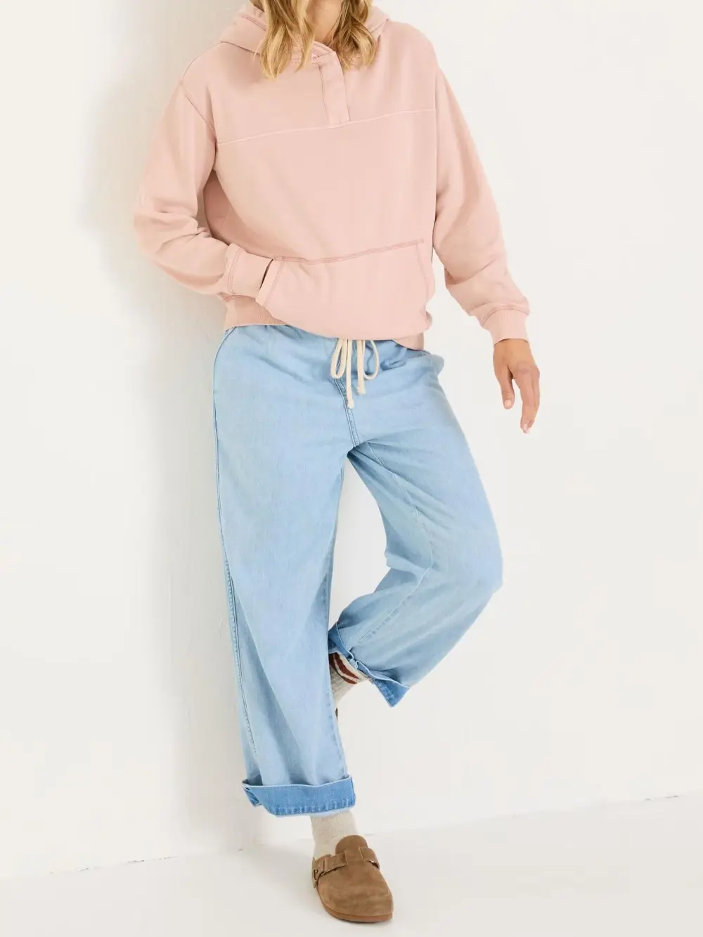 Pink Bex Overhead 100% Cotton Hoodie