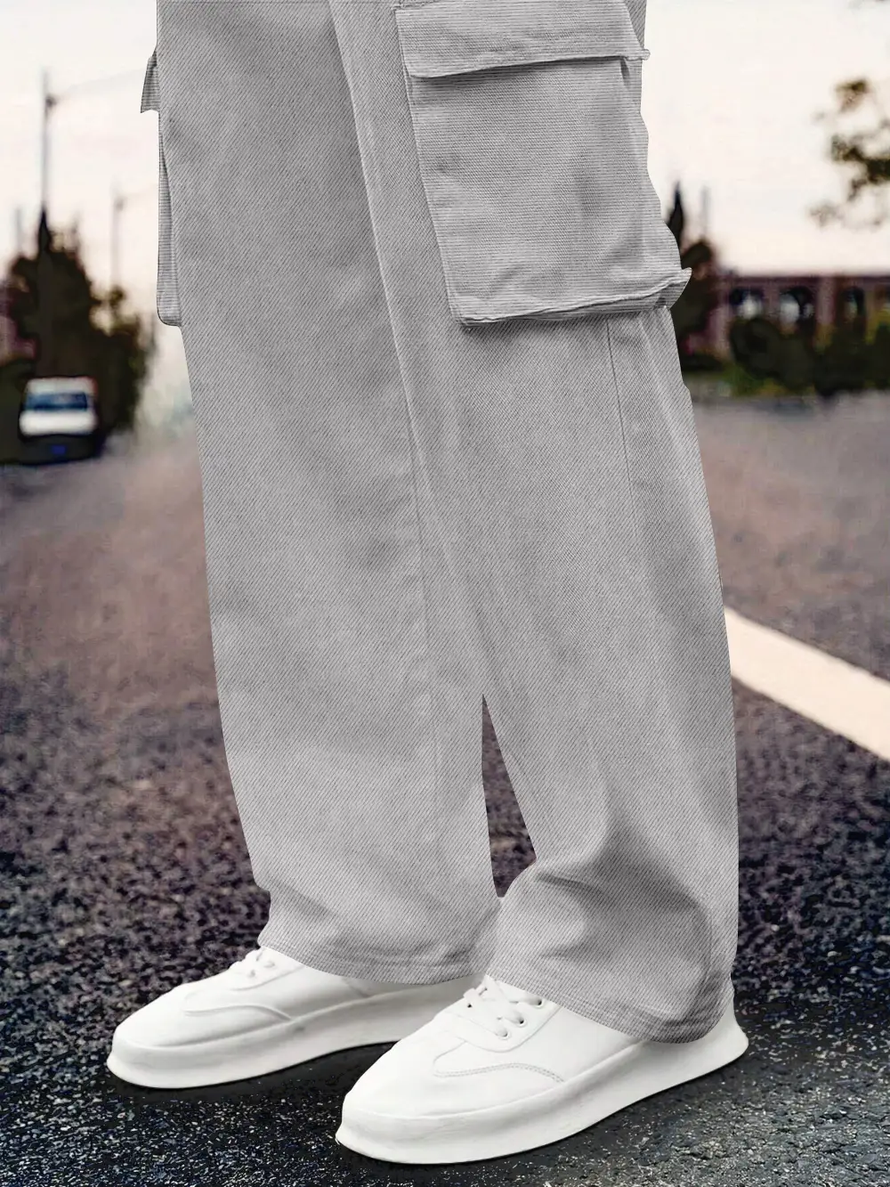 Versatile Daily Cotton For Track Cargo Pants