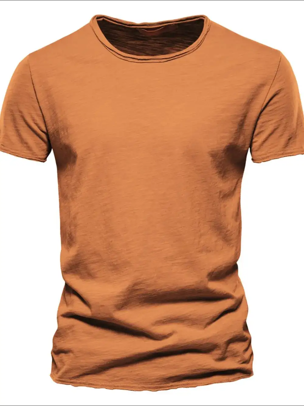 Button Detail Crew Neck Short Sleeve Tee