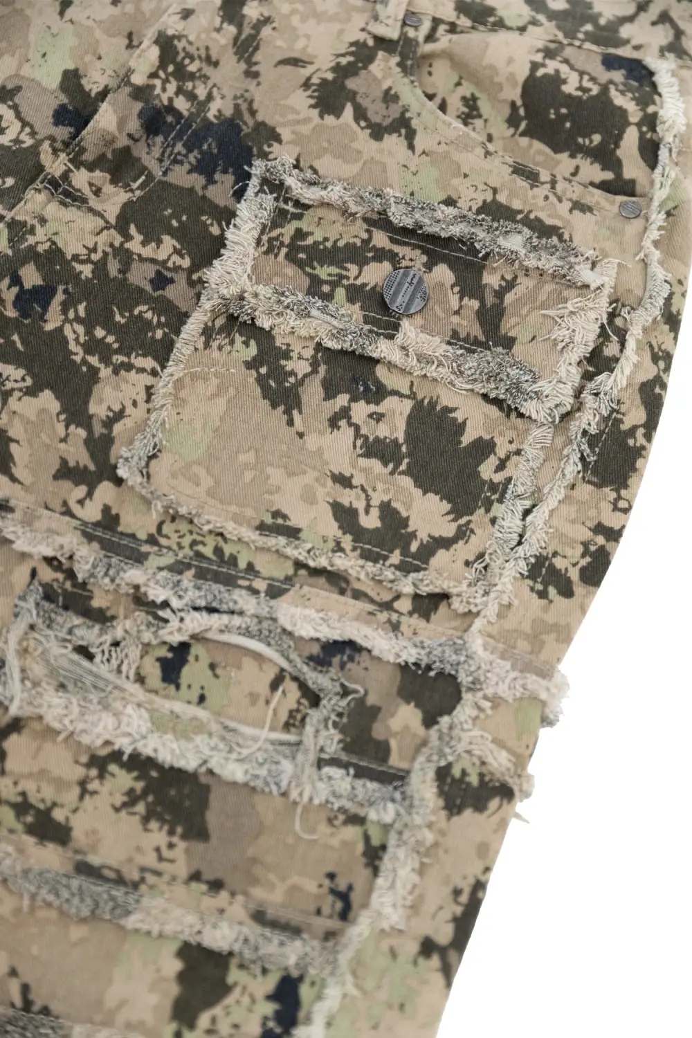 Men's Layered Twill Utility Shorts