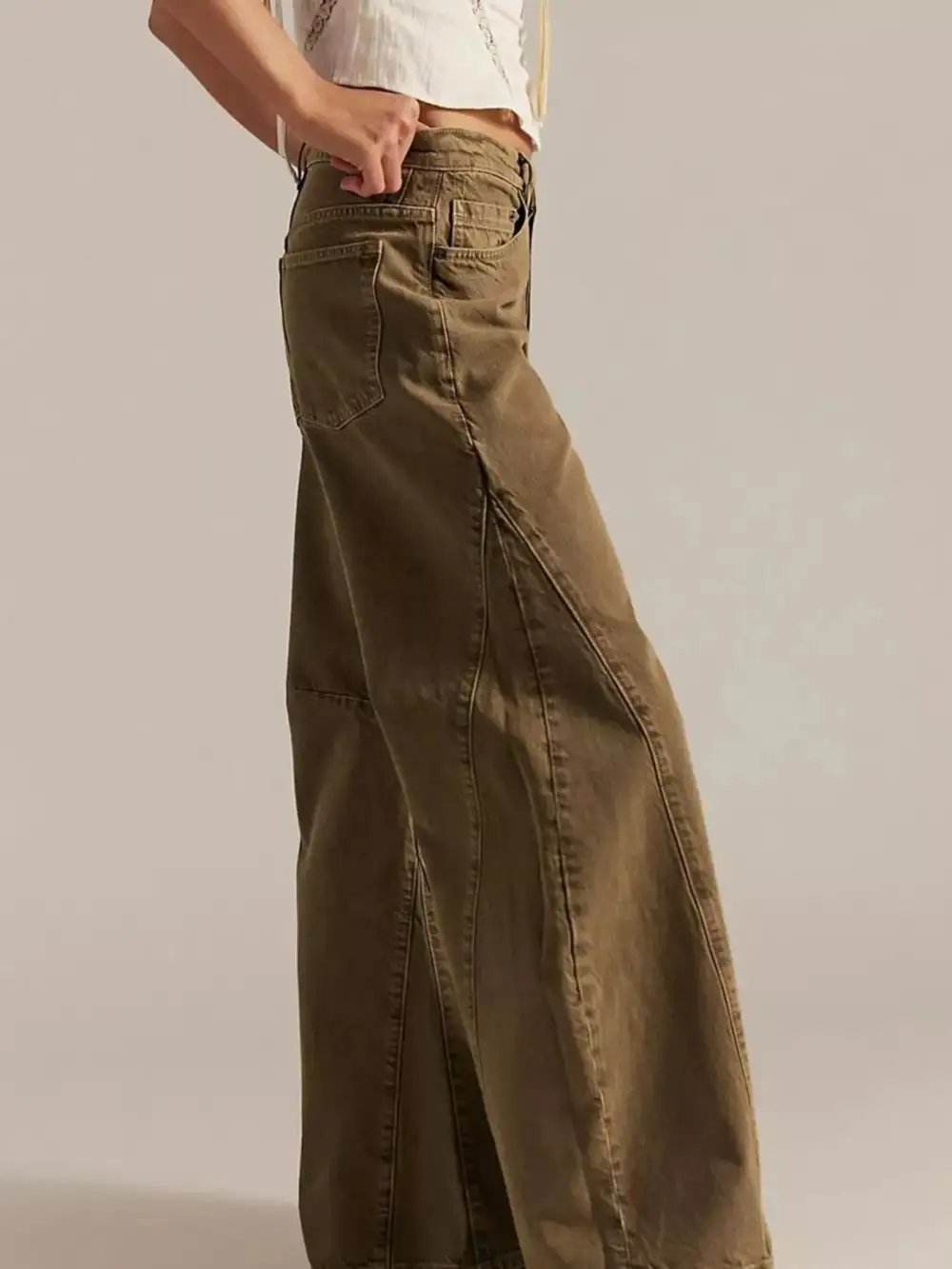 Modern Washed Wide Leg Jeans