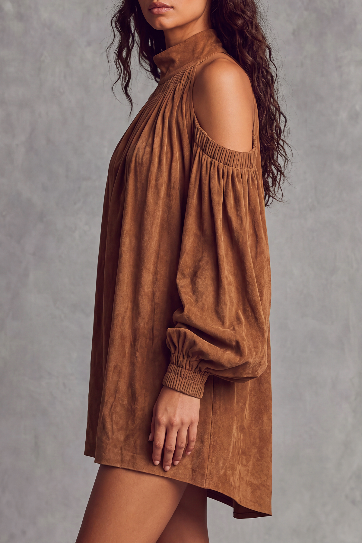 Textured Mini Dress