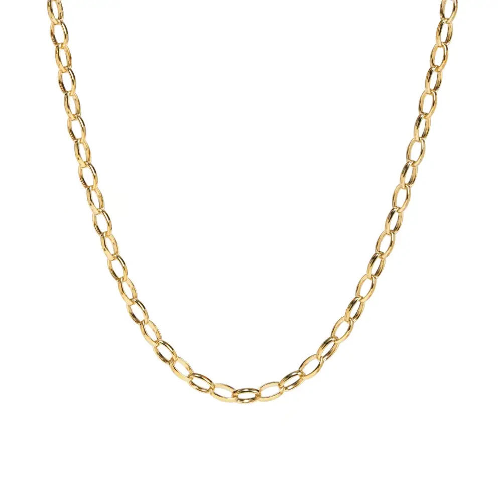 Classic Oval Pendant Necklace