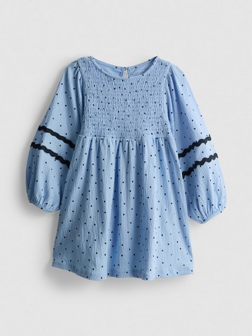 1-9yrs | Crinkle Balloon Sleeve Smock Dress detail 2