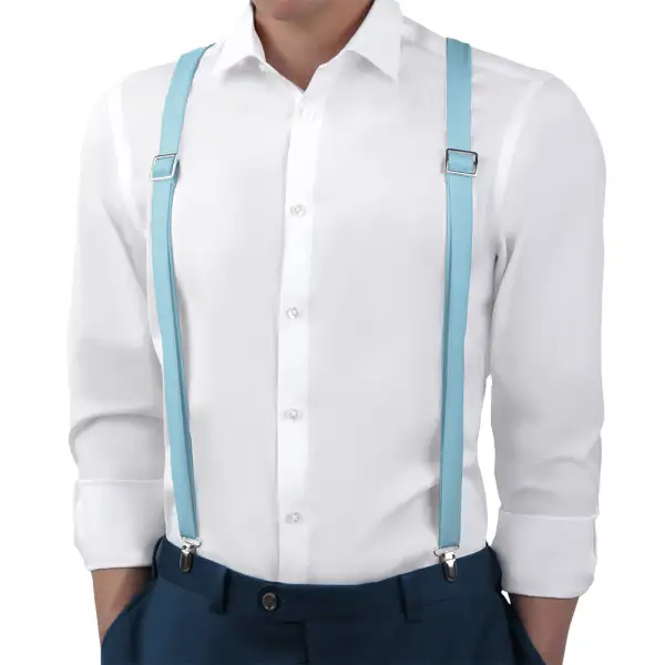 Classic Modern Solid Tone Suspenders