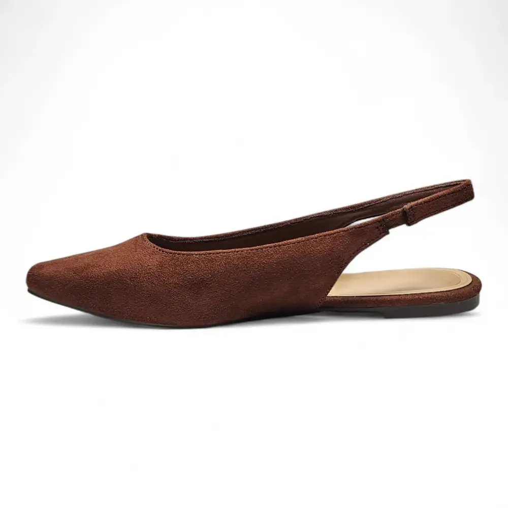 Nior Elegance Snip Toe Slingback Flat