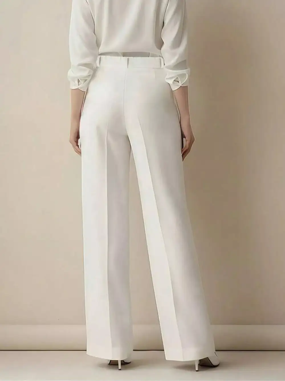 Lightweight High Waisted Wide Leg Pants