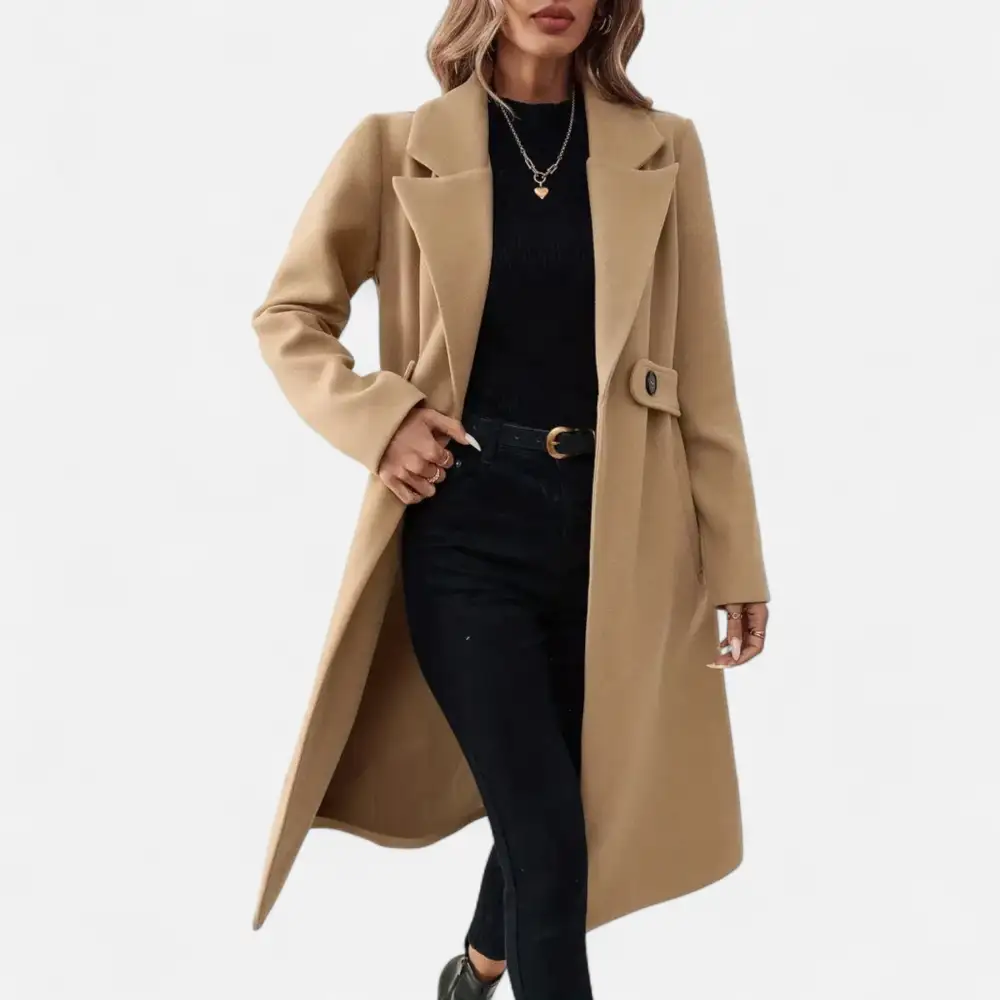 Classic Belted Longline Coat