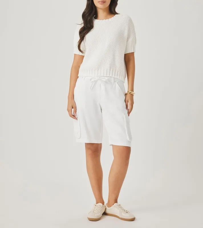 Lounge Denim Cargo Shorts