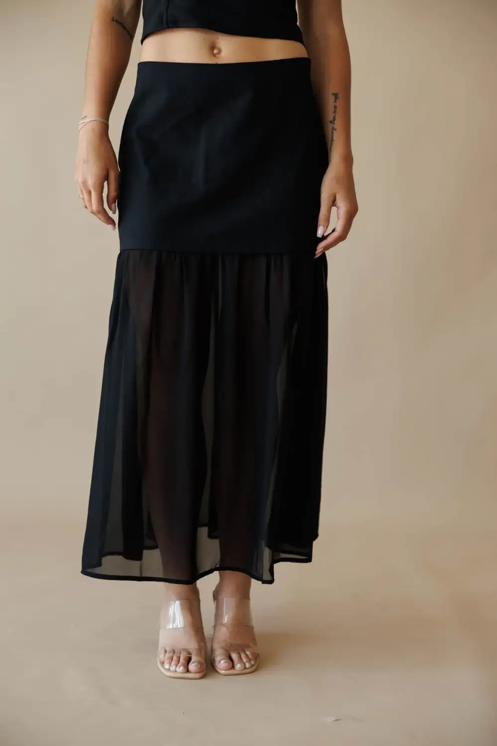 Linen Maxi Skirt