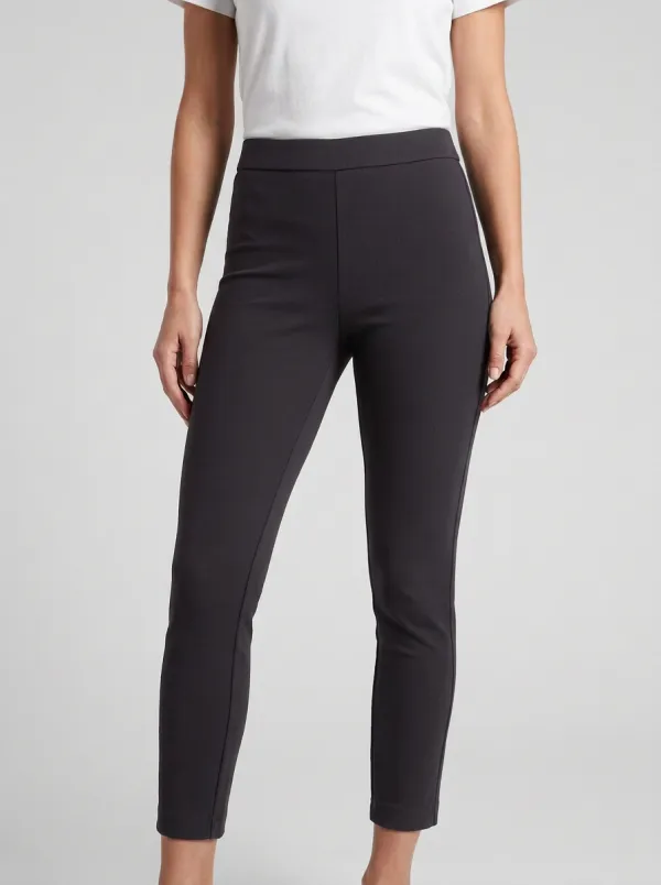 Relaxed-Fit Mid-Rise Women's Stretch Mid-Rise Pants